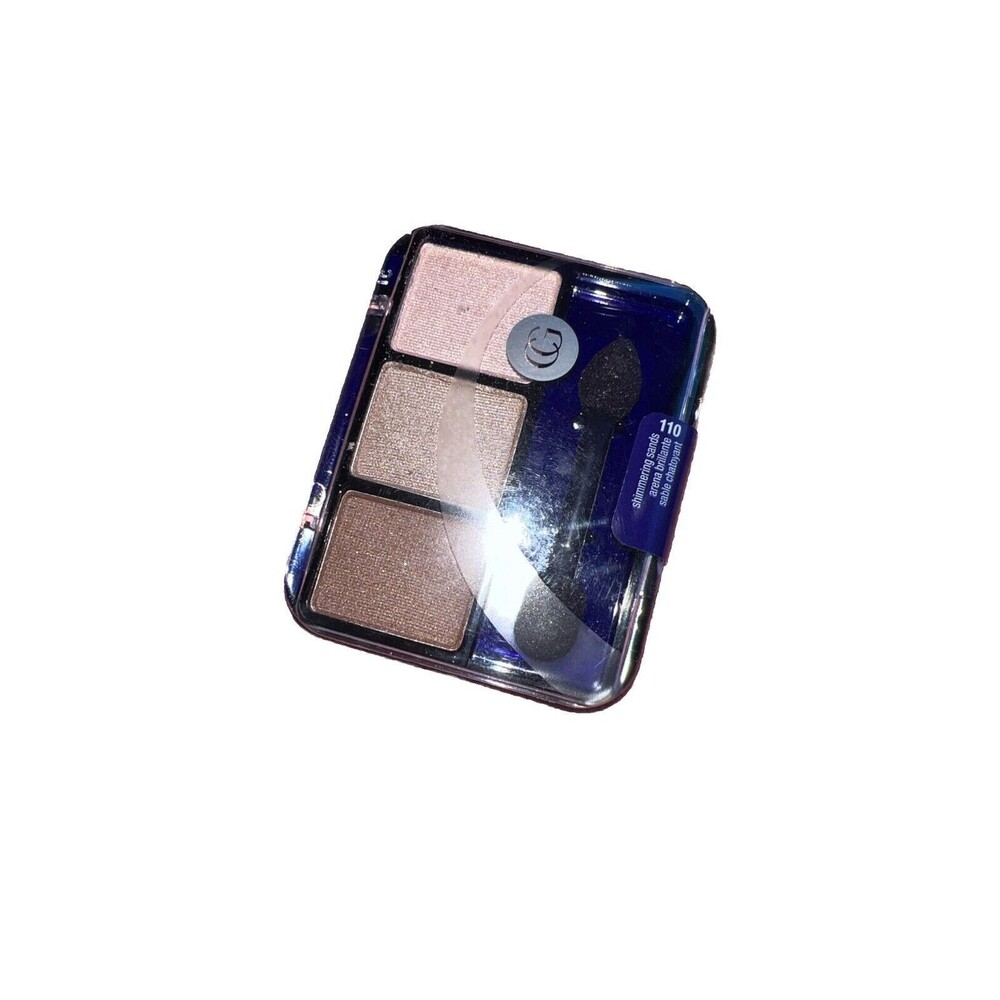 CoverGirl Eye Enhancers Eyeshadow Trio ~ 110 SHIMMERING SANDS Brown Bronze  0.17